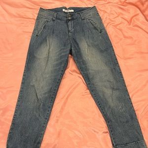 Blue mom jeans